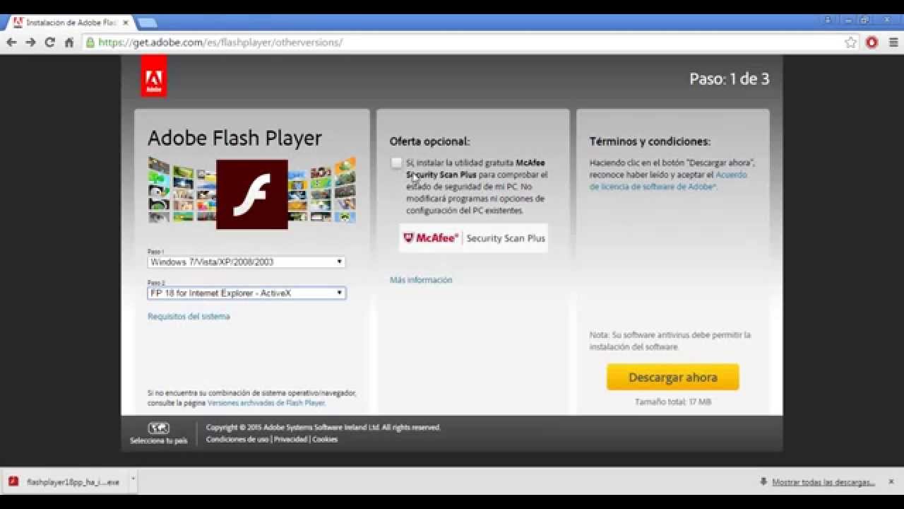 microsoft windows 7 adobe flash player free download